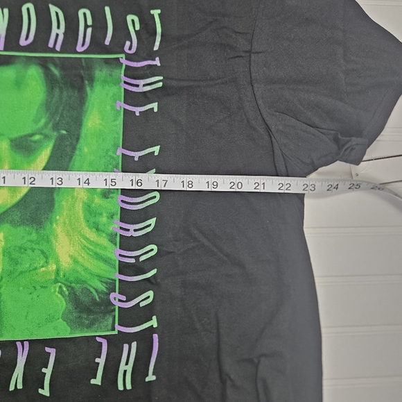 NWT The Exorcist Horror Movie Shirt Mens Size XL Black and Green - Picture 5 of 8